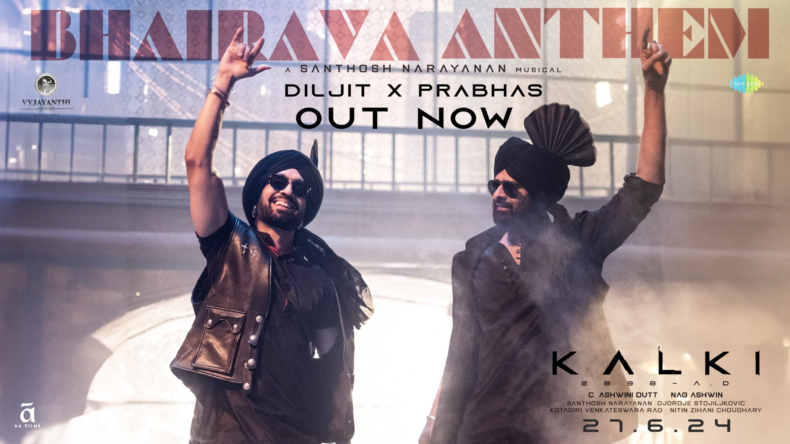 Bhairava Anthem: India’s Biggest Song of the Year unveiled ft. Prabhas and Diljit Dosanjh from Kalki 2898 AD